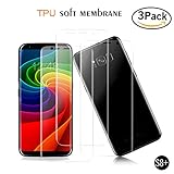 Kingxbar 3 Pack Galaxy S8 Plus Edge Screen Protector not Glass Case Friendly for Samsung GS8 Plus