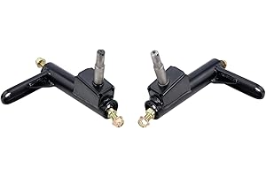 Xiaoyudou Left & Right Spindle Steering Knuckle & Ball Joint Assembly Compatible with The Coleman Powersports CK196-T & KT196, 196cc 6.5 Hp Replacement for Gas Powered Go-Karts