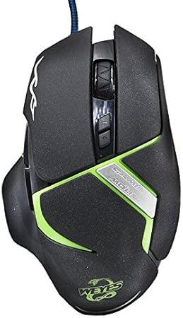 Amazon Com Wired Mouse Computer Gaming Mice 2400dpi Optical Mouse With Led Flashing Light Black Computers Accessories