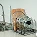 ZESPROKA Kitchen Cabinet Pot and Pan Organizer, Pot Lid Rack, Black