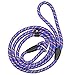 Coolrunner 5 FT Nylon Dog Leash, Pet Slip Lead, Heavy Duty Dog Rope, Standard Adjustable Dog Training Leash for Small & Medium Dogs(10-80 lb)