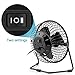 OPOLAR 5-Inch USB Desk Fan, Portable Mini Personal Fan with Two Speed-Settings, Super Quiet, Metal Design, 360° Up and Down, Perfect for Home, Office