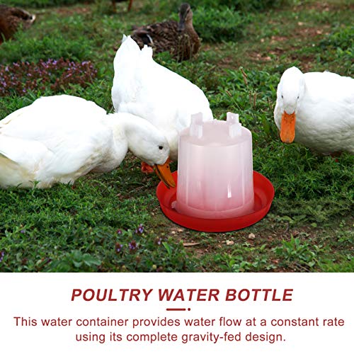Balacoo Geflügel Futterautomat Kunststoff Geflügeltränke Futterspender Futterstation Wasser Feeder für Vogel Wachtel… – Bild 5