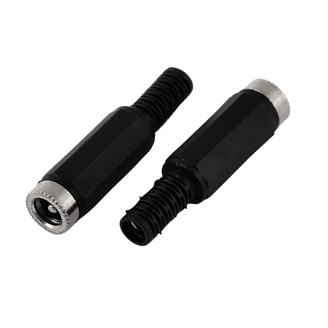 Sourcingmap 5.5x2.1mm DC Female Connector Jack Solder Adapter DIY DC Barrel Connectors Replacement 2pcs