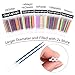 qianshan 10 Pcs Metallic Marker Pen Set for Black Paper, Card Making, Scrapbooking Crafts, DIY Photo Album