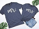 Mr and Mrs, Mr and Mrs shirts, Honeymoon Shirts, Mrs and Mr, Mr and Mrs Shirts, Newlywed Shirts, Just Married, Wedding Shirts. NEW