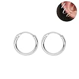 Sleeper Cartilage Tiny Hoop Earrings 925 Sterling