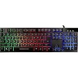 Gaming Keyboard, Topoint Colorful LED Illuminated Backlit USB Wired Computer Gam