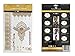 Metallic Temporary Tattoos for Women Teens Girls - 8 Sheets Gold Silver Temporary Tattoos Glitter Shimmer Designs Jewelry Tattoos - 100+ Color Flash Fake Waterproof Tattoo Stickers (Mustique)