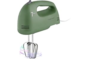 Hand Mixer Electric, 400W Food Mixer 5 Speeds Handheld Blender, 5 Stainless Steel Accessories, Storage Box, Kitchen Blender w