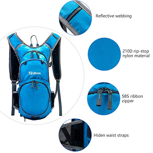 Ubon Hydration Pack Backpack with 2L BPA Free Water Bladder,Lightweight