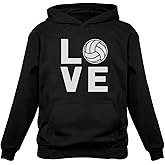 Tstars Volleyball Hoodies Gifts for Teen Girls Women Fans Team Players Love Sweatshirt Hoodie