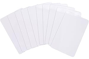 Gialer 10pack Contactless 125kHz RFID Proximity ID Cards IC Smart Intelligent Card 0.8mm Thick for Access Control System & Time Attandance & Door Entry Access TK4100 EM4100 Read Only
