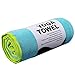 REEHUT Yoga Towel, Non Slip Yoga Mat Towel Sweat Absorbent, Super Microfiber 72″ x 26.5″ – Ideal Hot Yoga Towel for Hot Yoga & Pilates, Exercise, Fitness (Turquoise)thumb 1