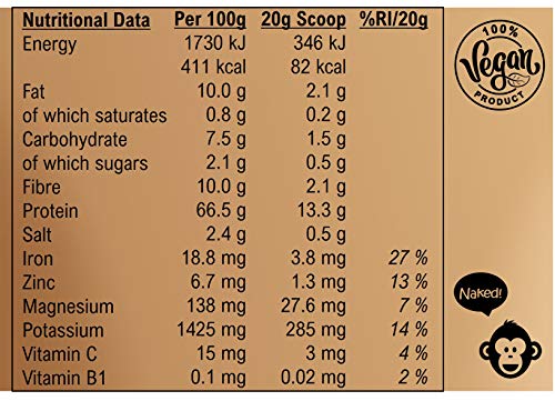 Naked-Vegan-Protein-Powder-Super-Blend-1kg-50-Servings-Unsweetened-with-Minerals-Organic-Plant-Protein-with-Omega-Blend-Botanical-Essentials-Gluten-Free-Dairy-Free-Turmeric-Black-Pepper