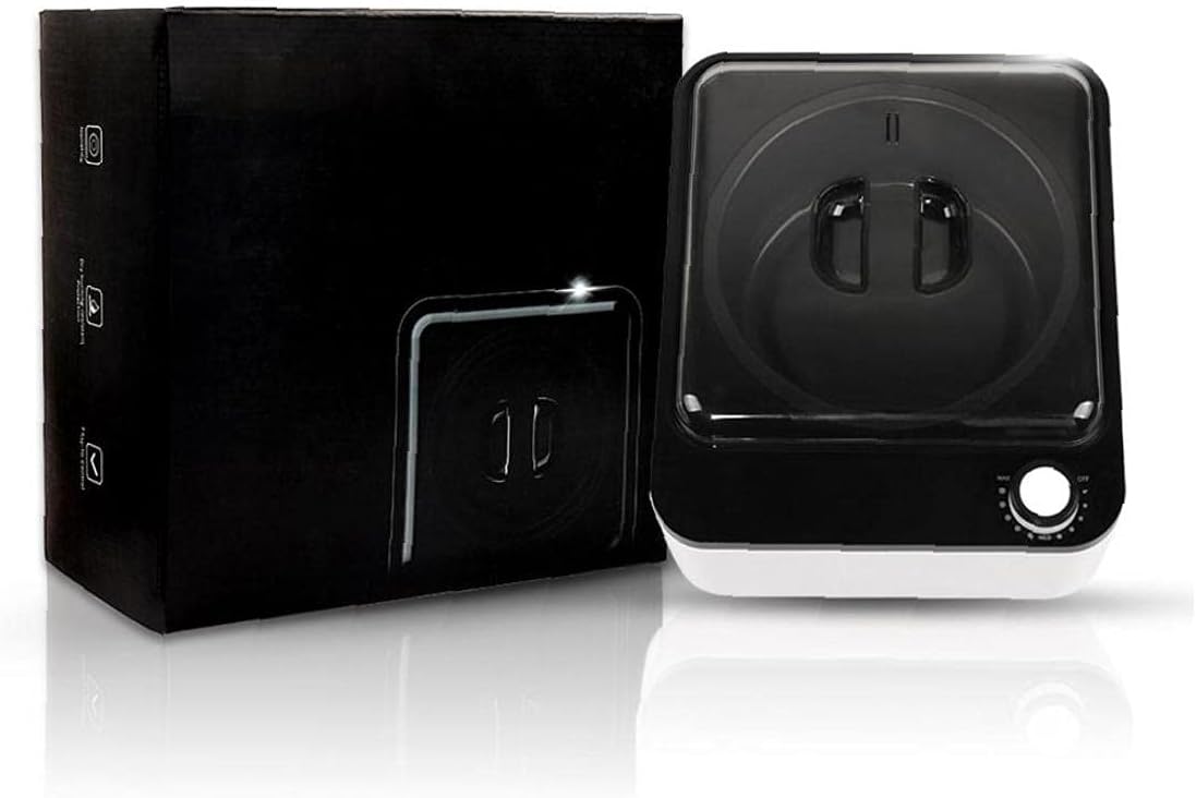 Wax Warmer Non-Stick Waxing Heated Machine Kit Paraffin Heater Pot for Hair Removal Black White Style2: Kitchen & Dining