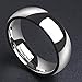 King Will BASIC 7MM Titanium Ring Domed Polished Comfort Fit Wedding Band For Men