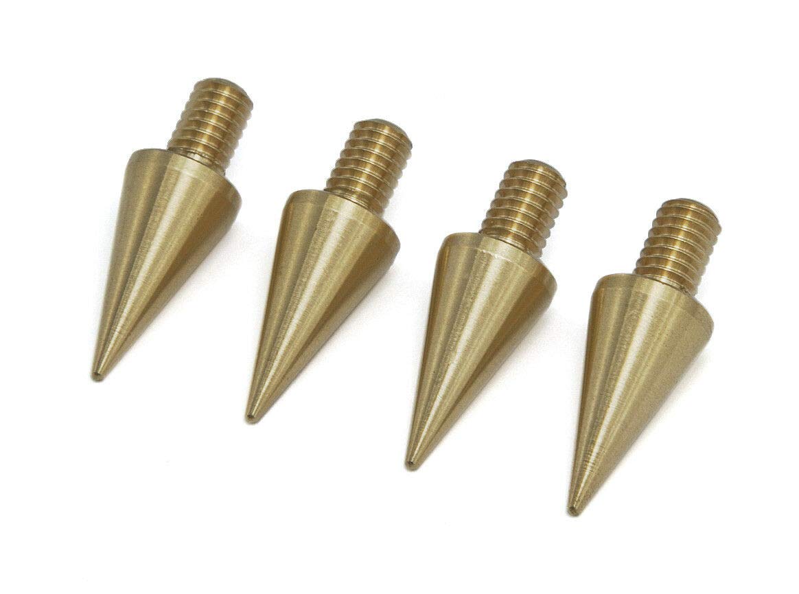 PrecisionGeek - M5 8mm dia Brass Speaker Spikes - Set of 4 pcs