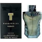 Territoire by Yzy Noir Eau De Parfum Spray for Men, 3.4 Ounce
