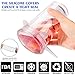 Six-qu Silicone Storage Covers, 6-Pack of Various Sizes Silicone Stretch Lids for Bowl, Can, Jar, Glassware, Food Saver Covers Safe in Dishwasher, Microwave and Freezer