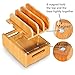 Real Bamboo Charging Station USB Charging Dock Storage Box Eco Friendly Desktop Stand Dock Holder For iPhone iPad Pro Smartphones,Cords Cable Organizer Compatible with Most 4/5/6 USB Charger.