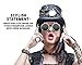 Steampunk Goggles - Vintage Victorian Style Glasses, Costume Accessories, Silver