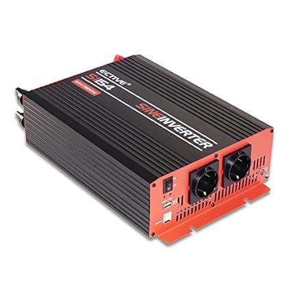ECTIVE 1500W 24V auf 230V SI-Serie Reiner Sinus Wechselrichter in 7 Varianten: 300W - 3000W