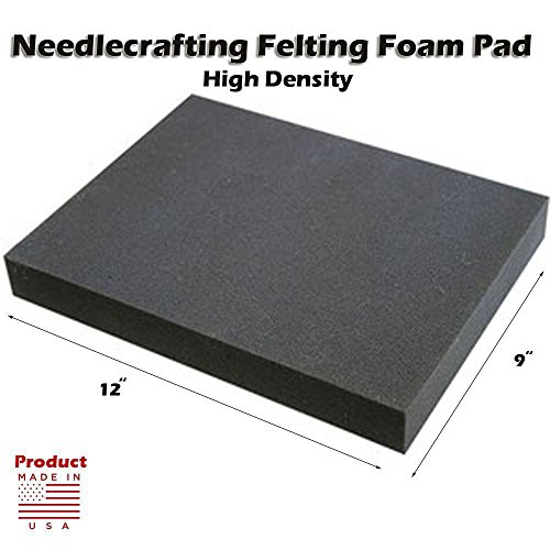 UPC 709870901423, Dense Foam Needle Felting Pad - Flat Panel 9&quot; X 12&quot; X 2&quot;