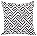 Accent Home Cotton Canvas Throw Cushion Cover Printed Both Side For Home Sofa Couch, Chair Back Seat,4pc pack 18x18