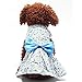 Petroom Cute Dog Clothes Pet Costume Puppy Dress,Doggie Sundress for Small Girl Dogs Blue S