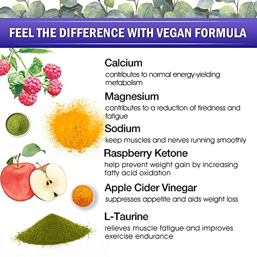 VEGEPOWER Keto Pills Weight-Loss Fat Burners Ketogenic Diet BHB Ketosis Support Exogenous Ketones Advanced Supplement Detox Cleanse with ACV for Men Women 90 Capsules