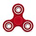 AyoGu TRI Fidget Spinner Hand Spinner Ultra Durable High Speed Rotate ADD ADHD Focus Toy (Red & siver)