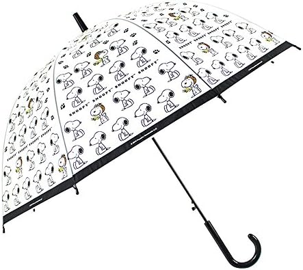 Automatic Thickening Transparent Umbrella With Anti-Slip Rubberized Grip, Windproof, Automatic and Compact for Business and Travel (Snoopy automatic transparent umbrella)