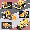 DIYARTS-Construction-Toys-Sets-Children-Metal-Play-Vehicles-Tractor-Dump-Truck-Excavator-Tow-Diecast-Car-Toy-for-Age-3-Years-and-Up-Boys-and-Girls-C DIYARTS Construction Toys Sets Children Metal Play Vehicles Tractor Dump Truck Excavator Tow Diecast Car Toy for Age 3 Years and Up Boys and Girls (C)