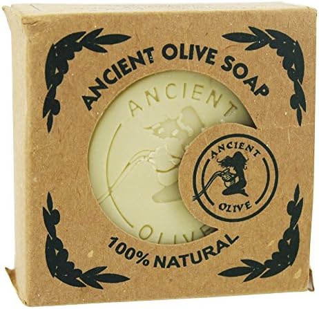 Ancient Olive Soap - Molded Square Bar Soap Natural - 5.29 oz.