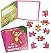 Valentine's Cards For Kids | Zoo Animal Punch Out Puzzle Valentines Cards For Kids | Classroom Valentine Cards Fun For Boys & Girls