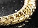 Thick 18k Gold Bracelet Cuban Link Chain for Men + Leatherette Gift Bag
