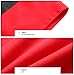 U-WARDROBE Casual Hoodie Literal Printing Sport Crop Top Sweatshirt Jumper Pullover Tops Red M
