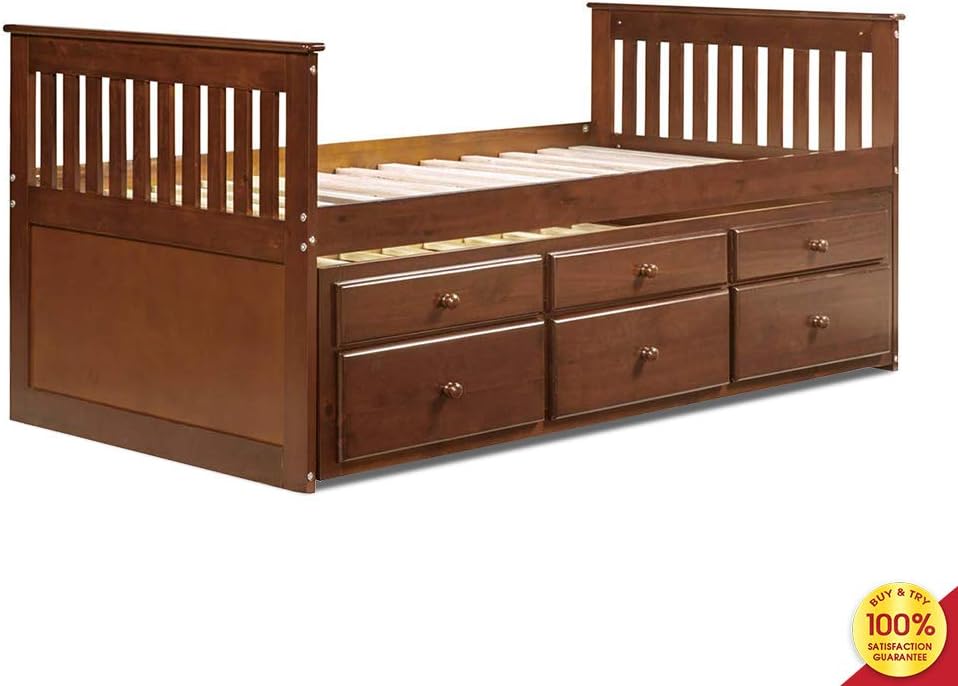 Best Captains Bed With Headboard