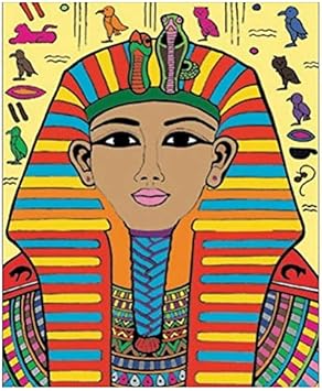Colorvelvet 37 X 37 X 28 Cm Pharaon Egyptien Dessin Coloriage Systeme M Multicolore Amazon Fr Jeux Et Jouets