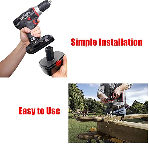 2Pack C3 Battery 3.6Ah Replacement for Craftsman 19.2V Battery DieHard C3 19.2 Volt Power Tools 130279005 130279017 11376 11045 Cordless Drill Drivers