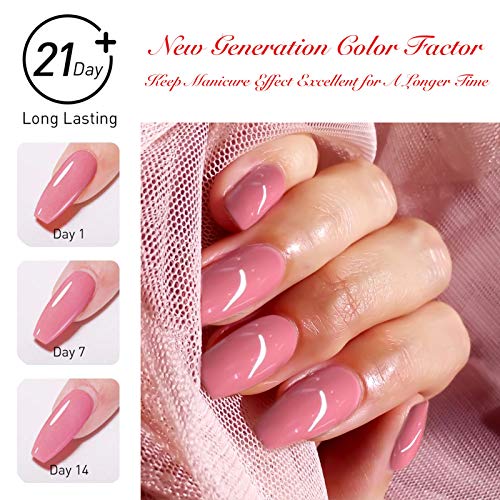 CHICFAN Nail Dip Powder Set - 10 Colors Glitter Dipping Powder Nail Gift Box for DIY Manicure - Nail Art Powder System