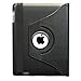 Fosmon 360 Degree Revolving Case Cover with Multi Angle Stand for iPad 2 (Built-in Magnet Auto Sleep and Awake Function) (Black)