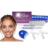 Dr. Diamond Complete 3D At-Home Teeth Whitening Kit Rated #1 In the USA- Deluxe Edition