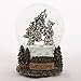 Welcome Black Bears Climbing Trees Musical Glass 100mm Glitterdome Snow Globe