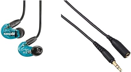 Amazon Co Jp Shure イヤホン Seシリーズ Se215 カナル型 Special Edition トランススルーセントブルー Se215spe A 国内正規品 メーカー保証2年 延長ケーブル 91cm ブラック Eac3bk 国内正規品 家電 カメラ
