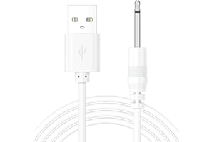 USB DC Charging Cable 2.5mm DC Charger Cord Replacement Charger for Massager