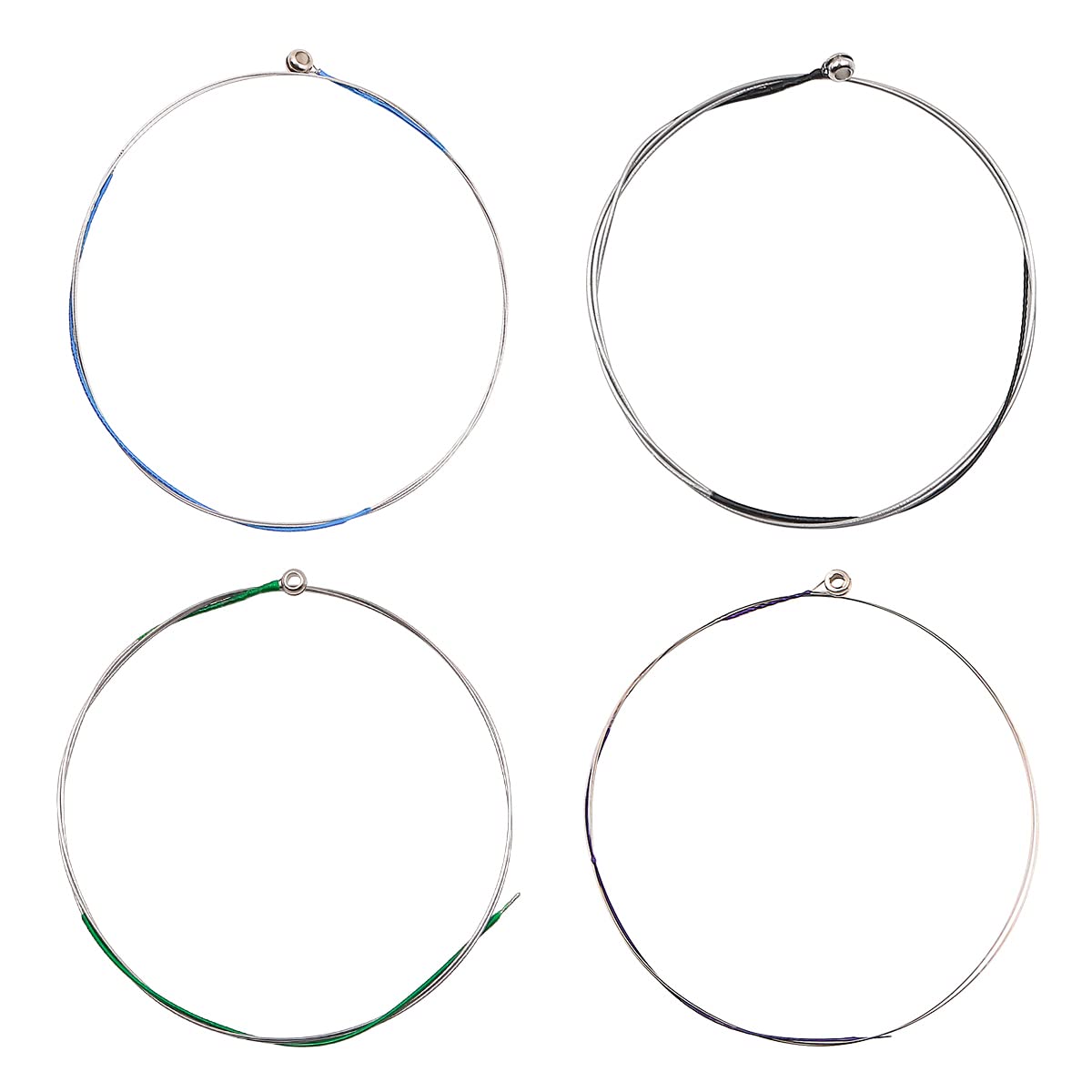 Alnicov 2 Set Violin Strings Full Set(G-D-A-E) Universal Steel Strings for 4/4 3/4 1/2 1/4 Size Violins