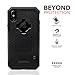 Rokform Rugged Series [iPhone X/XS Case] Miltary Grade Magnetic Protective Case with twist lock & Car Vent Mount (Black)