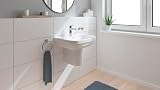 GROHE Start QuickFix Towel Ring Chrome 200 mm 41174000 QuickGlue Included view 2